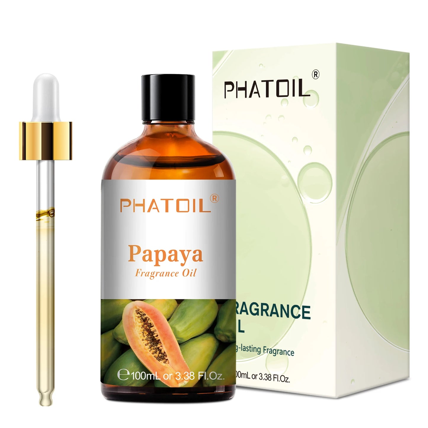 Huile Aromathérapie PHATOIL 100ml – Coco, Vanille, Fraise, Citron | Pour Diffuseur & Bougies