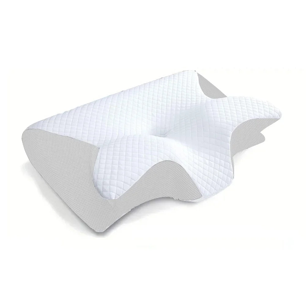 Comfortable memory foam neck pillow.