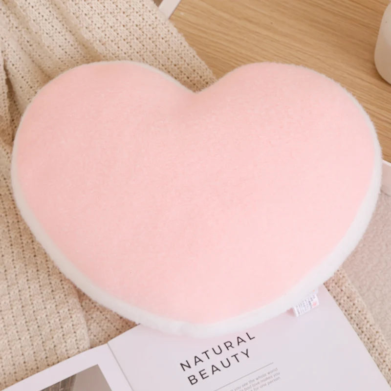 Coussins Peluche Décoratifs – Formes Ciel & Nature | Étoile, Lune, Fleur, Cœur, Arc-en-ciel