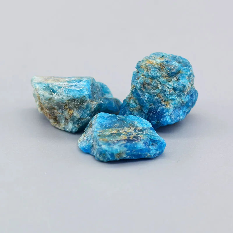 Bracelet en Apatite Bleue Naturelle – Énergie, Circulation & Vitalité
