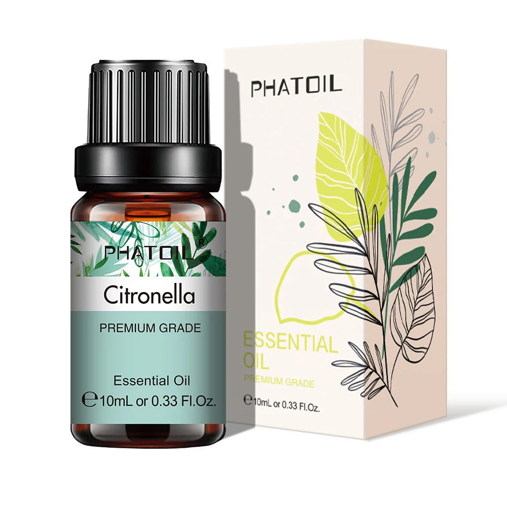Huile Essentielle 100 % Naturelle 10 ml – Lavande, Jasmin, Vanille | Diffuseur & Soins DIY