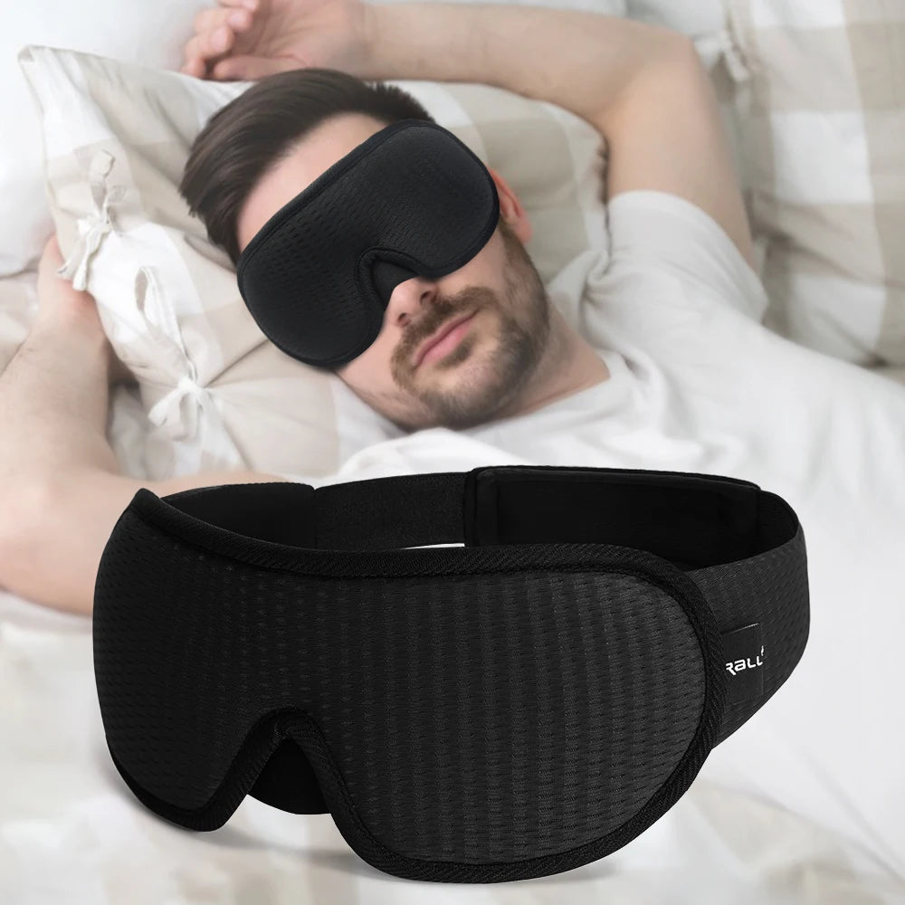 Breathable, light-blocking 3D sleep mask.