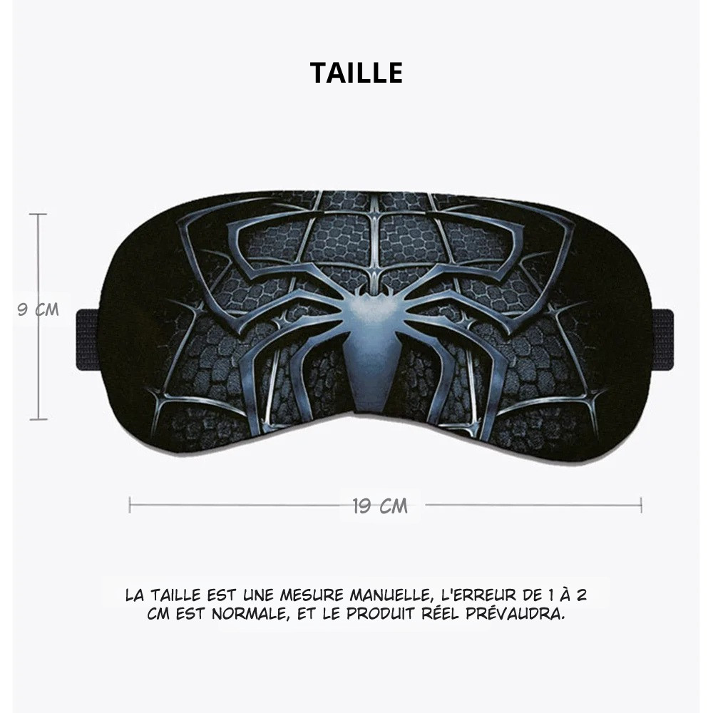 Masque de Sommeil 3D Super-Héros – Confort Ergonomique | Pour Enfants & Adultes