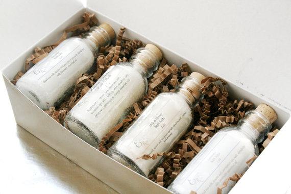 Coffret Cadeau Sels de Bain – Détente Spa avec 4 Parfums Bien-Être