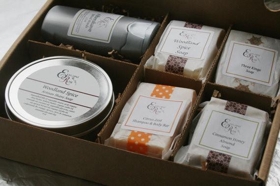 Coffret Cadeau Naturel pour Homme – Soins du Bain & Rasage