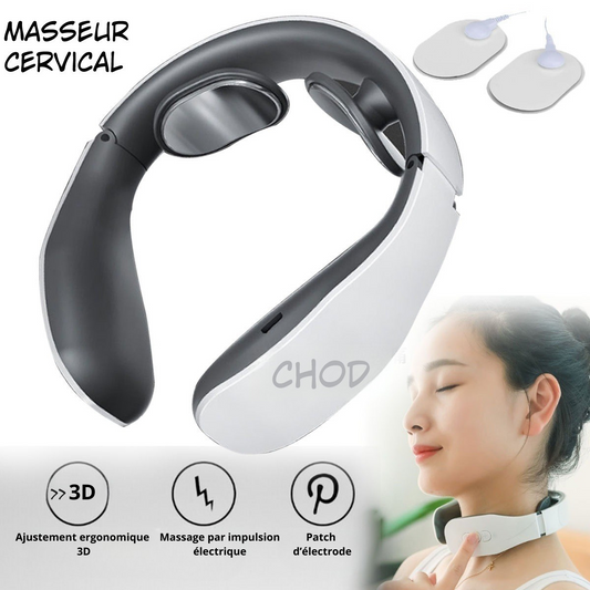 Appareil de Massage Cervical et Nuque | Électrostimulation Multifonction