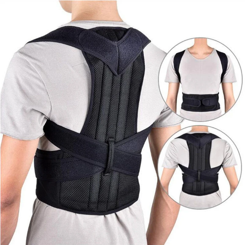 Correcteur de Posture Ajustable avec Soutien Lombaire – Soulage le Dos et Redresse les Épaules