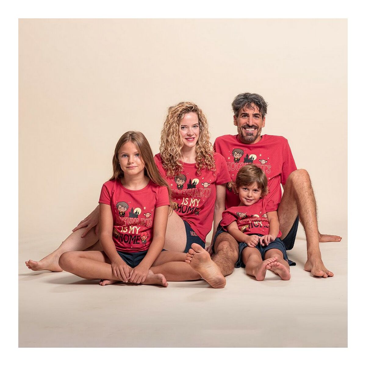 Pyjama Enfant Harry Potter Rouge – 100 % Coton Été
