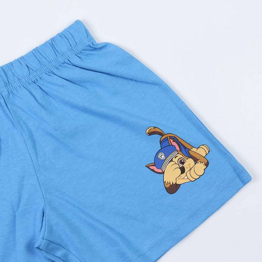 Pyjama Enfant Pat’ Patrouille Bleu – 100 % Coton Été