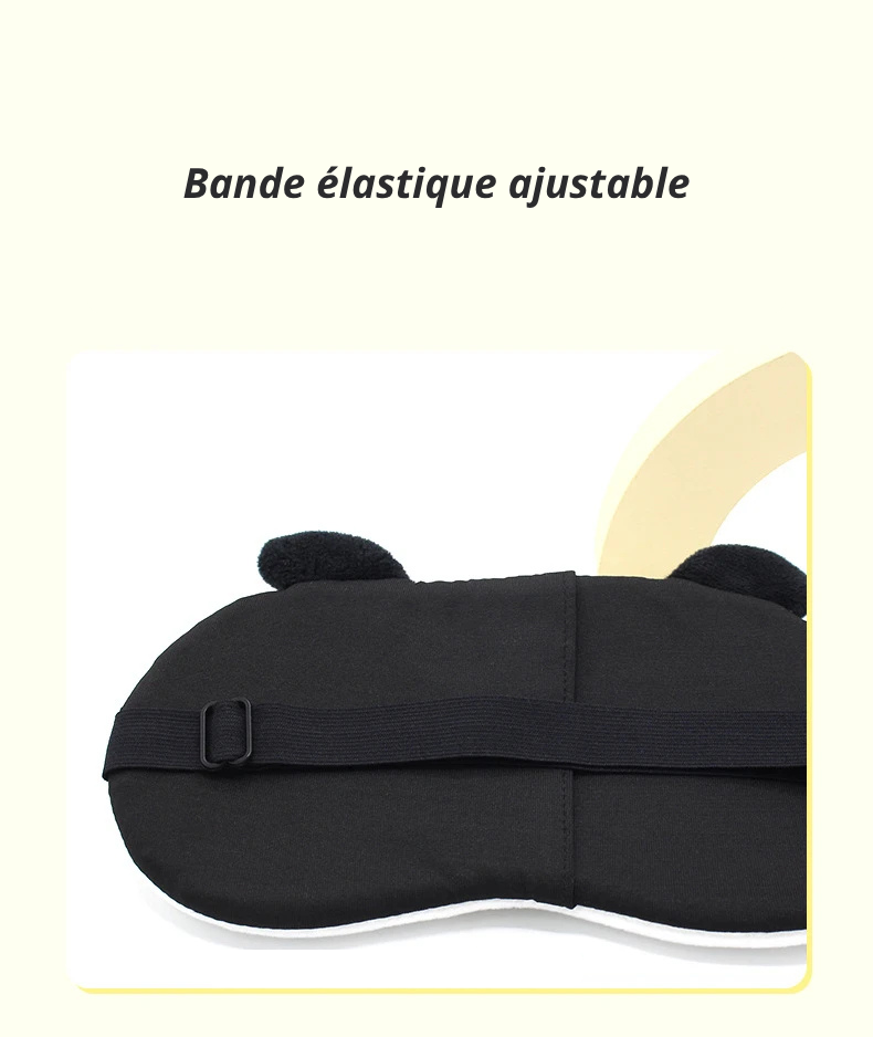 Plush sleep mask for children, women and men.