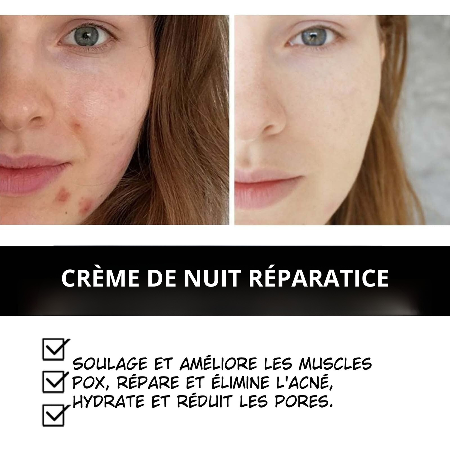 Crème de Nuit Hydratante & Anti-Imperfections