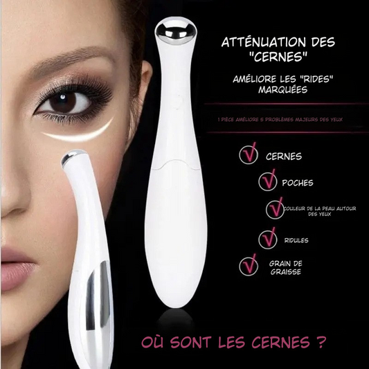 Appareil de Massage des Yeux – Réduction des Cernes, Rides et Poches