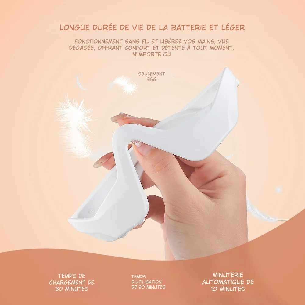 Eye Massager 3D – Relaxation Oculaire, Anti-Cernes & Rides | 4 Modes Massage Lumière Rouge
