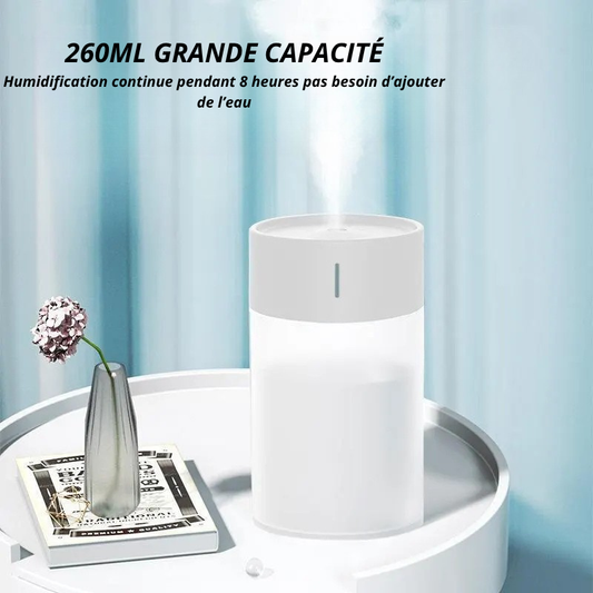 Humidificateur d’Air Intelligent Portable – Diffuseur d’Arômes USB Silencieux | Maison & Voiture