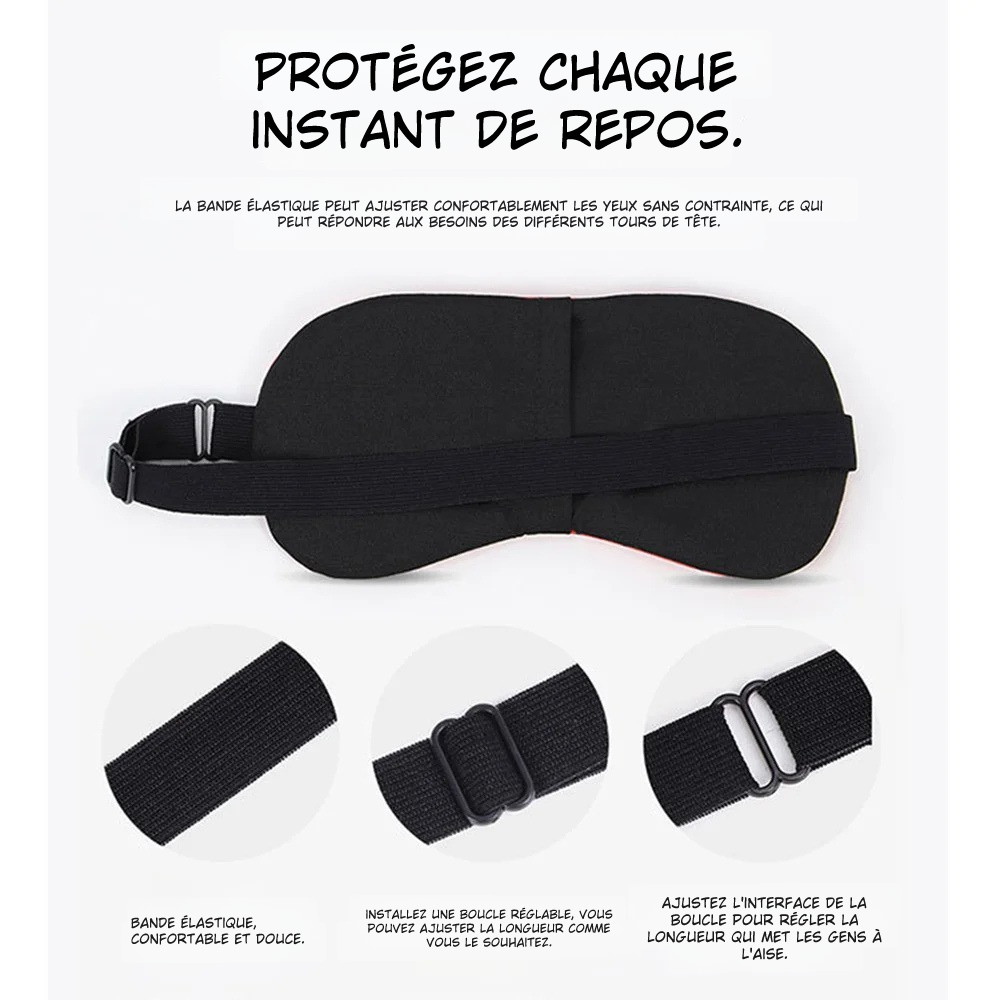 Masque de Sommeil 3D Super-Héros – Confort Ergonomique | Pour Enfants & Adultes