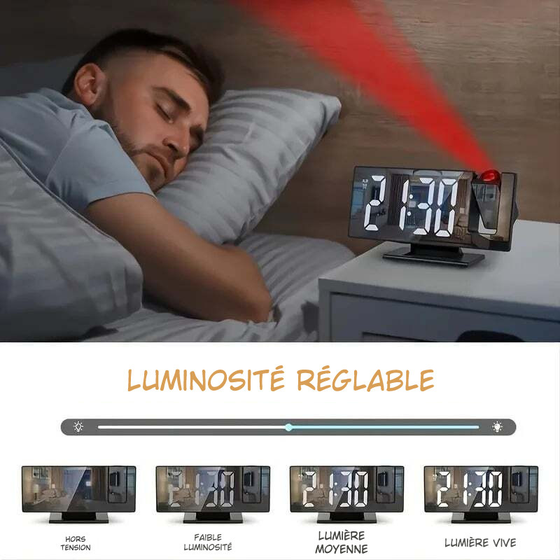 Réveil Projecteur Multifonction LED