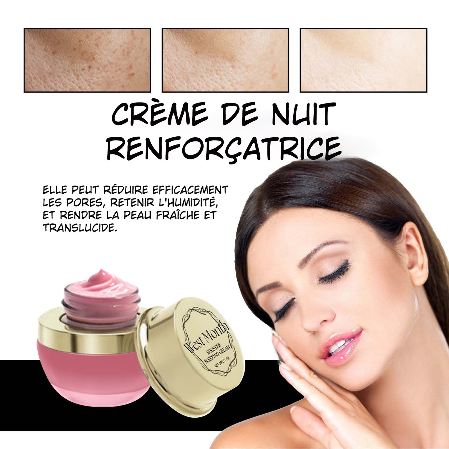 Crème de Nuit Hydratante & Anti-Imperfections