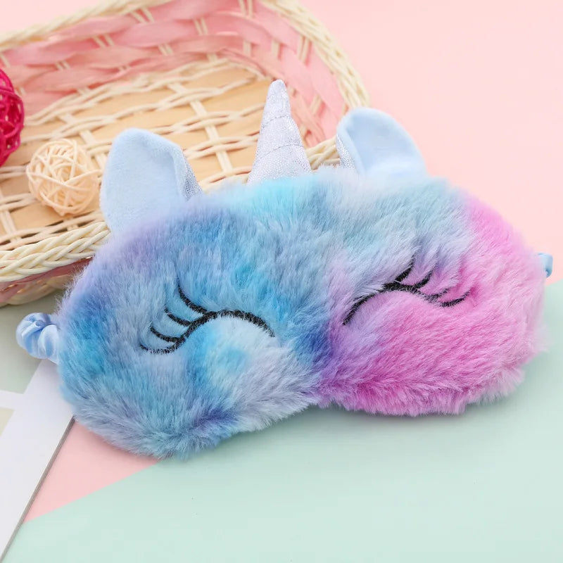 Masque de Sommeil Licorne – Bandeau de Nuit Mignon pour Enfants | Accessoire de Détente & Voyage