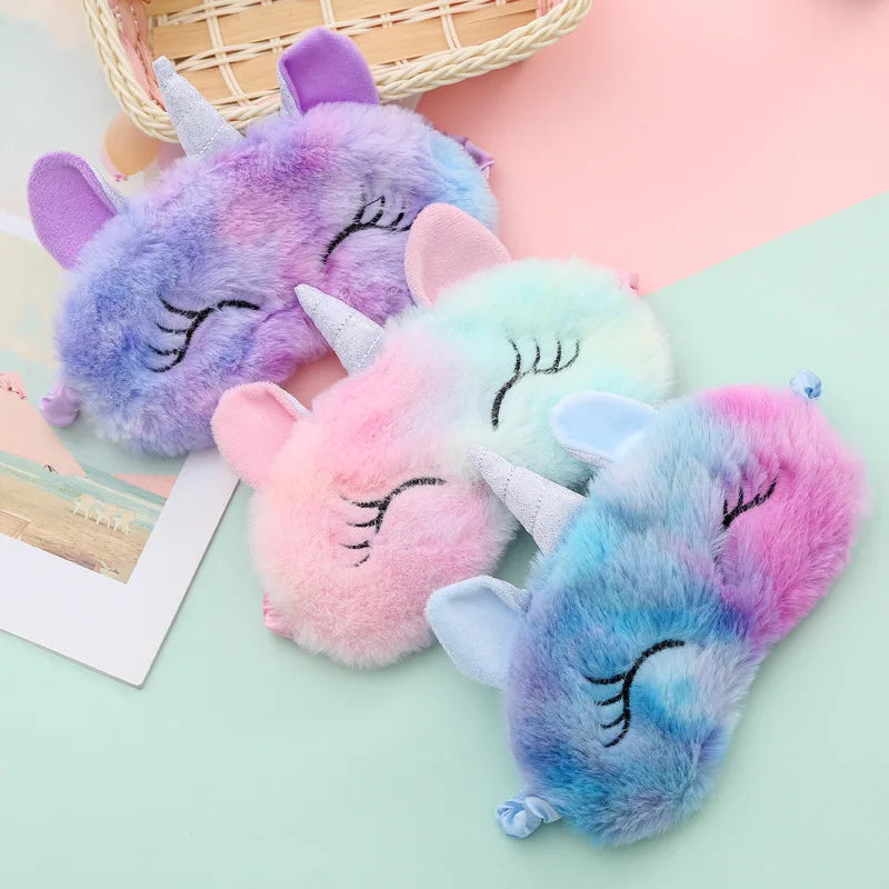 Masque de Sommeil Licorne – Bandeau de Nuit Mignon pour Enfants | Accessoire de Détente & Voyage