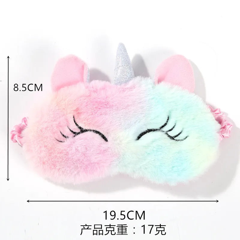 Masque de Sommeil Licorne – Bandeau de Nuit Mignon pour Enfants | Accessoire de Détente & Voyage