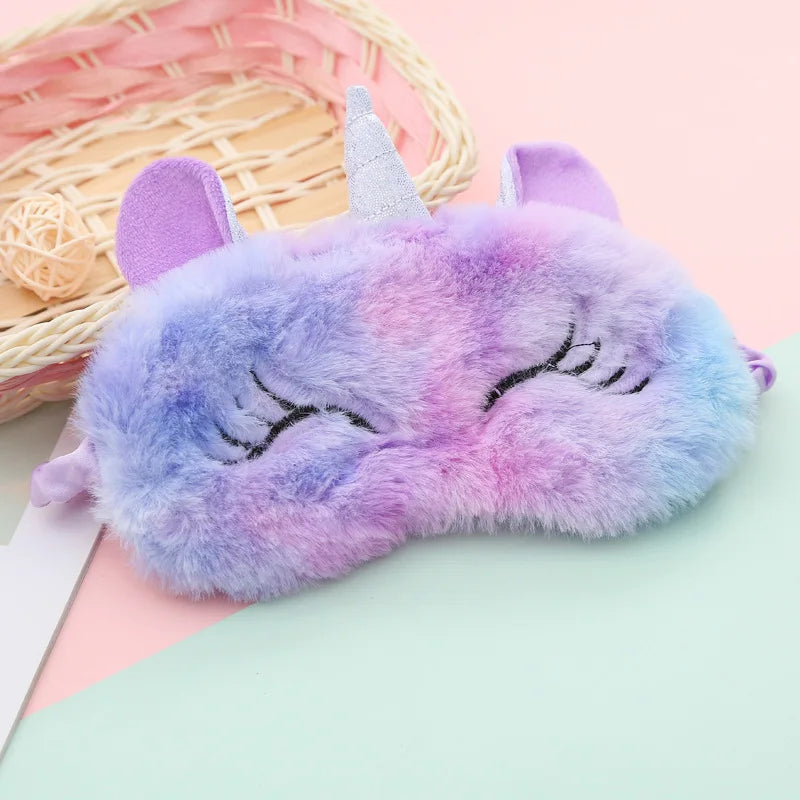 Masque de Sommeil Licorne – Bandeau de Nuit Mignon pour Enfants | Accessoire de Détente & Voyage