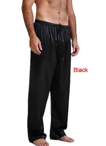 Pantalon de Pyjama Homme Satin – Confort Classique & Élégant | Bas de Nuit Doux
