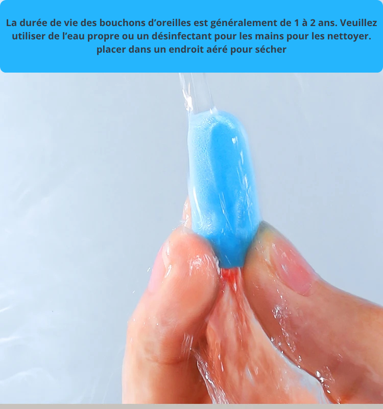 Bouchons d'Oreilles Antibruit pour le Sommeil – Ultra Confortables & Réutilisables | YUNGLR