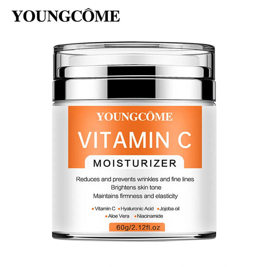 YOUNGCOME Crème Visage à la Vitamine C – Anti-Taches, Éclat & Hydratation | Soin Anti-Âge & Unifiant