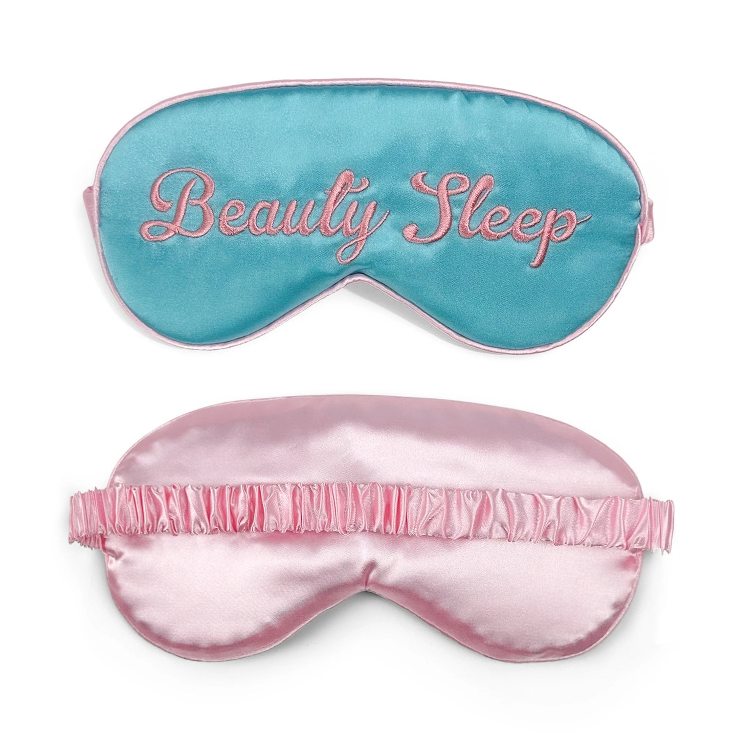 Masque de Sommeil Beauté – Double Face en Soie Ultra Douce avec Bande Élastique | Anti-Lumière & Confort Premium
