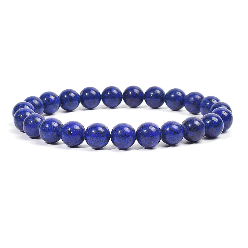 Bracelet Élastique en Pierres Naturelles – Énergie & Élégance