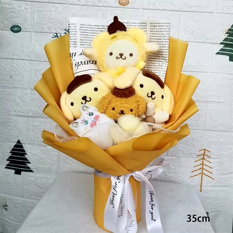 Bouquet Peluche Sanrio – Kuromi, My Melody & Friends