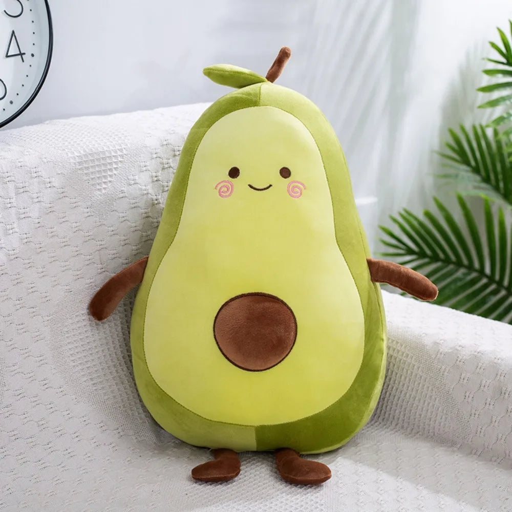 Peluche Avocat Géante – Coussin Moelleux & Mignon