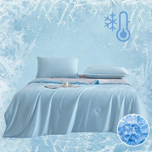Couverture Rafraîchissante Été – Légère & Respirante | Tissu Double Face Froid | Couette Fine Confort Climatisé