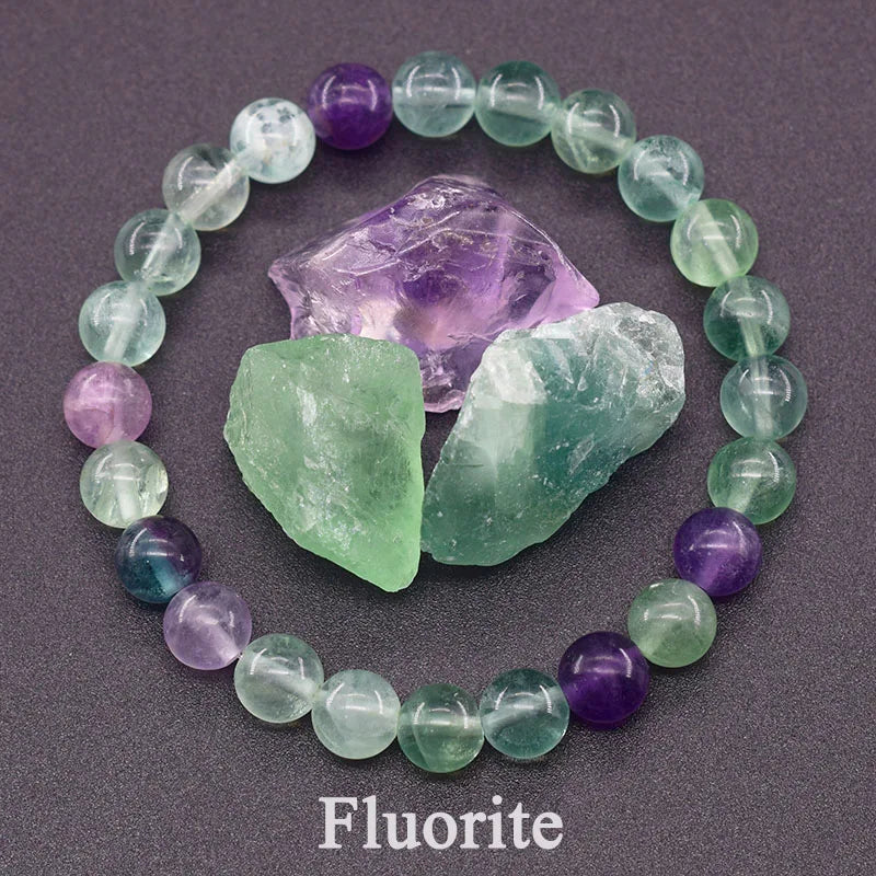 Bracelet en Apatite Bleue Naturelle – Énergie, Circulation & Vitalité