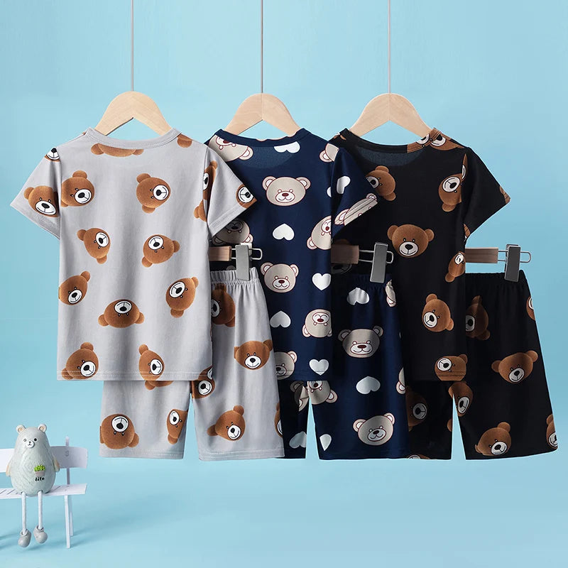 Pyjama Enfant 2 Pièces – Motifs Mignons & Confort Quotidien