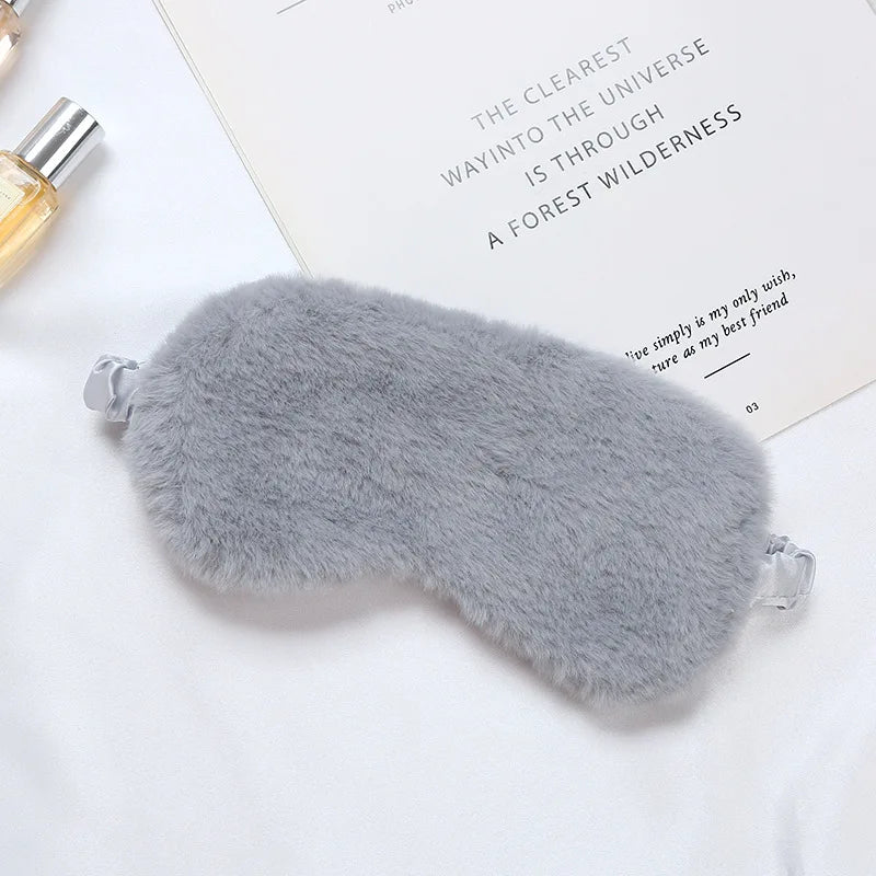 Masque de Sommeil Peluche Nuage – Ultra Doux & Mignon | Pour Sieste & Rêves Enchantés