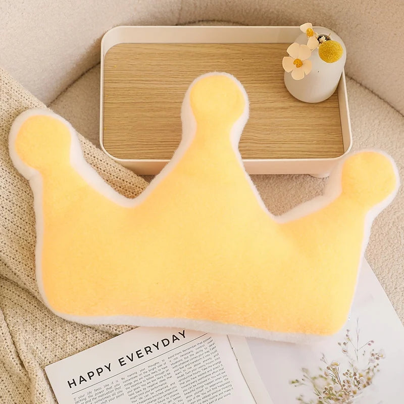 Coussins Peluche Décoratifs – Formes Ciel & Nature | Étoile, Lune, Fleur, Cœur, Arc-en-ciel