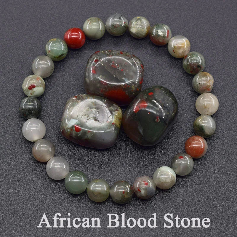 Bracelet en Apatite Bleue Naturelle – Énergie, Circulation & Vitalité