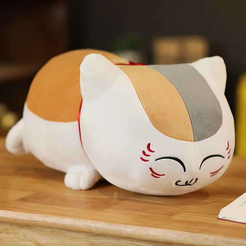 Peluche Chat Nyanko Sensei 20 à 60 cm – Coussin Doux Inspiré d'Anime