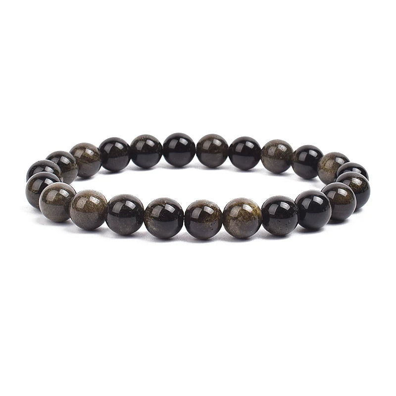 Bracelet Élastique en Pierres Naturelles – Énergie & Élégance