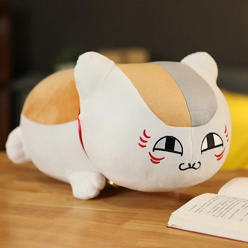 Peluche Chat Nyanko Sensei 20 à 60 cm – Coussin Doux Inspiré d'Anime