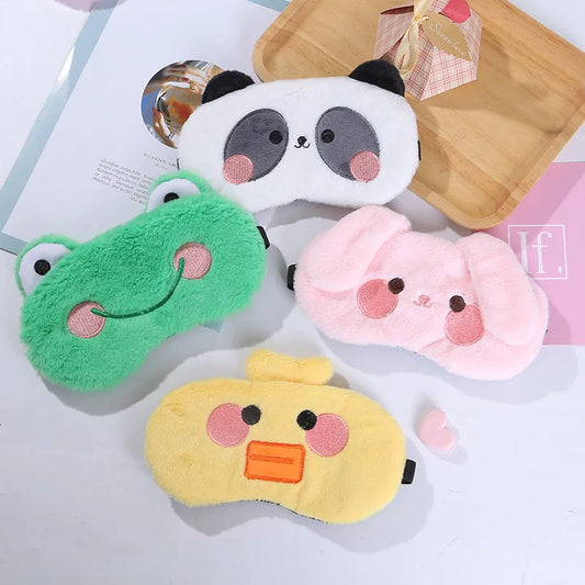 Masque de Sommeil Chat en Peluche – Bandeau Doux et Mignon pour la Sieste | Confort Visuel & Détente