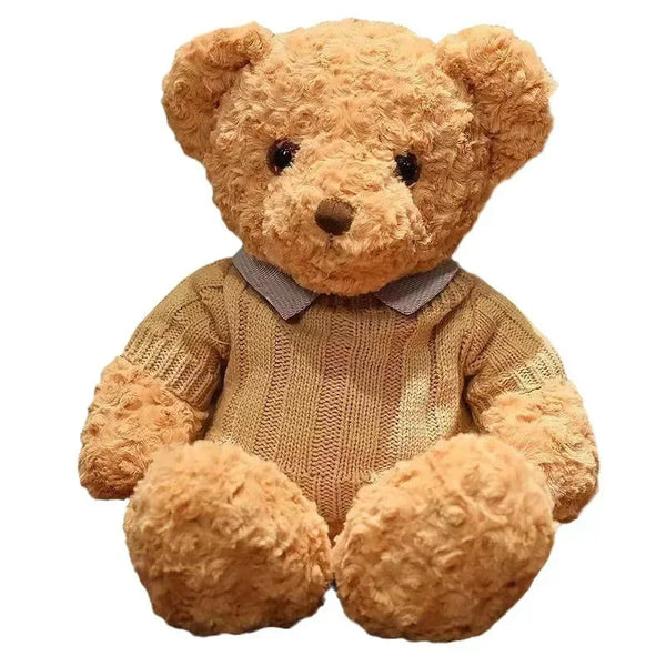 Grand Ours en Peluche Brun – Gros Nounours Câlin à Serrer (30-40 cm)