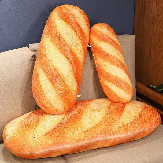 Peluche Baguette Française Géante – Coussin Pain Moelleux & Original