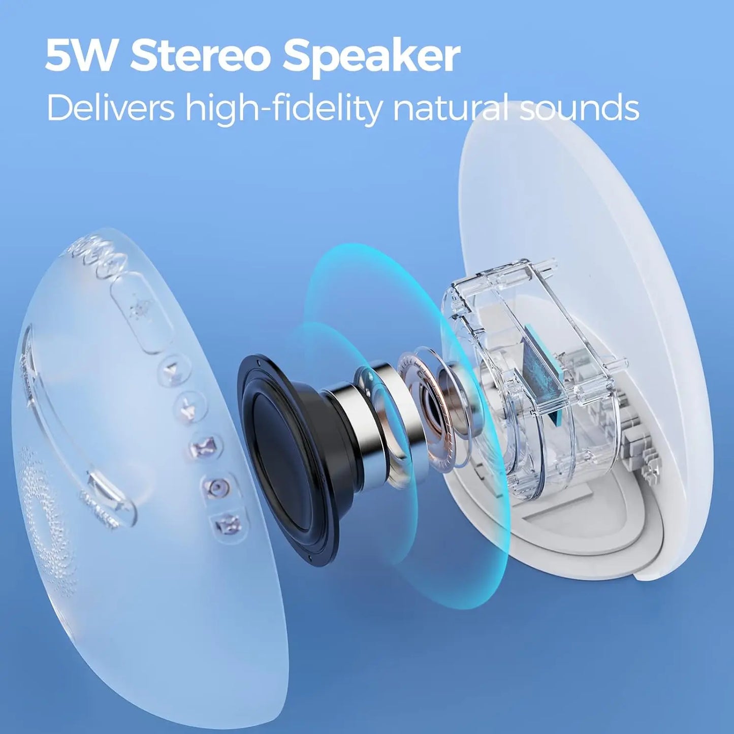 Réveil Simulateur d’Aube LED – Lumière Progressive, Radio FM