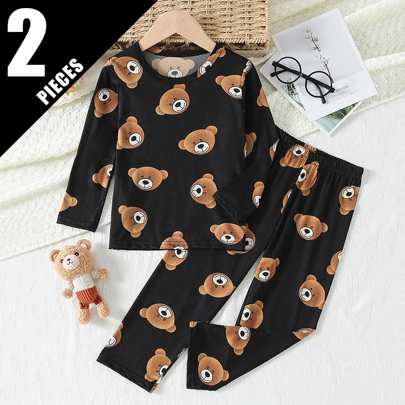Pyjama Enfant 2 Pièces – Motifs Mignons & Confort Quotidien
