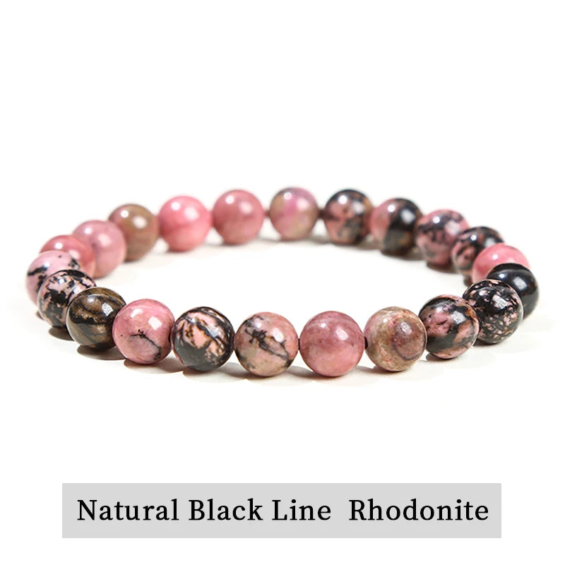 Bracelet en Pierres Naturelles – Améthyste, Œil de Tigre, Quartz, Agate | Bijou Énergétique Unisexe |