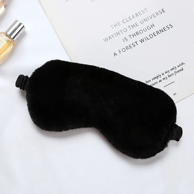 Masque de Sommeil Peluche Nuage – Ultra Doux & Mignon | Pour Sieste & Rêves Enchantés