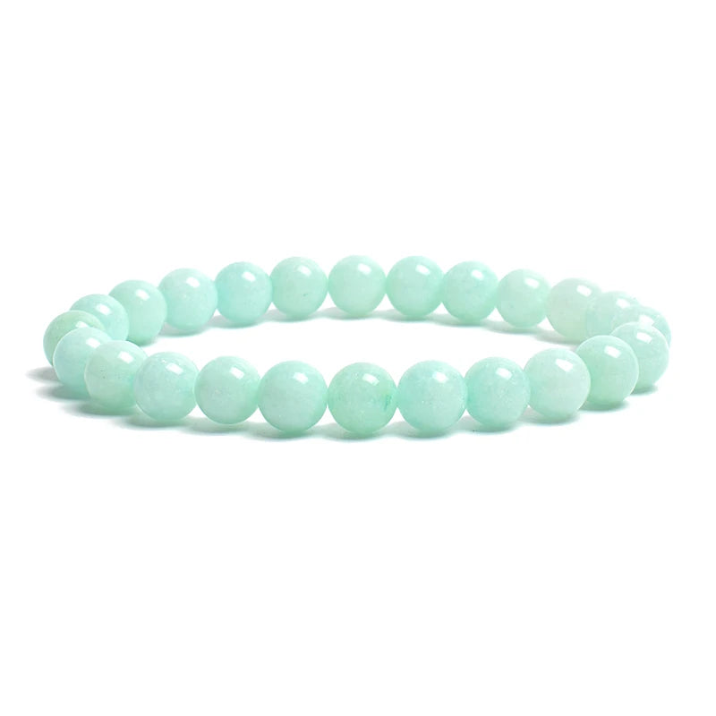 Bracelet Élastique en Pierres Naturelles – Énergie & Élégance