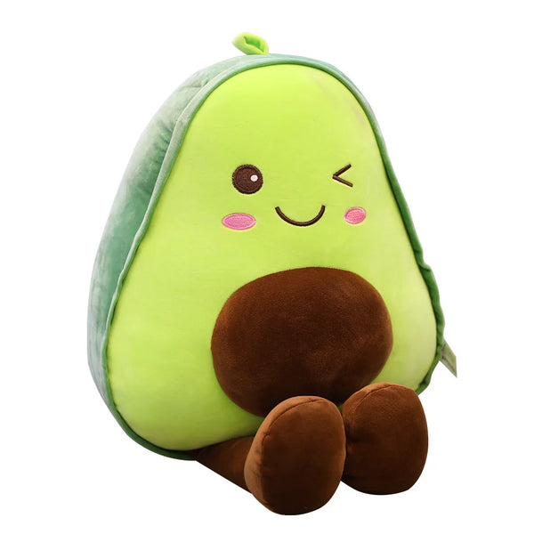 Peluche Avocat Kawaii – Coussin Fruit Doudou à Câliner (30-55 cm)